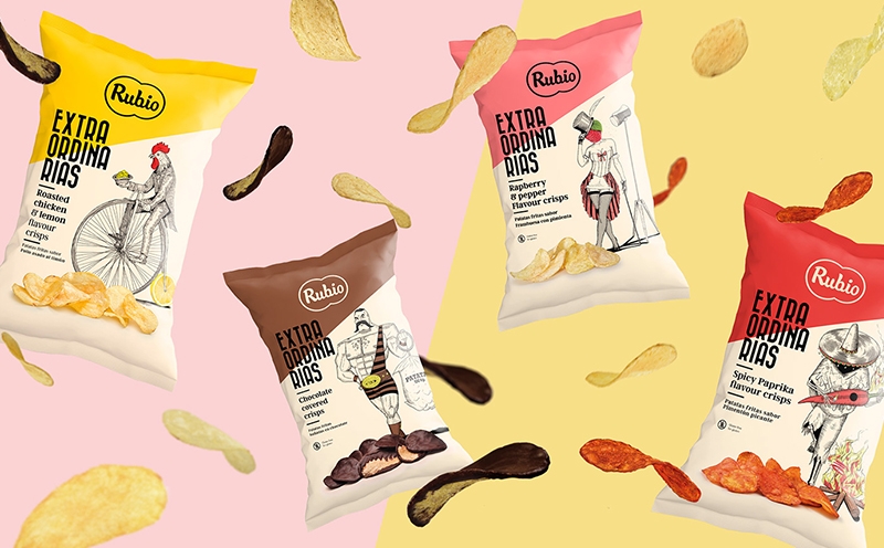 不拘一格的薯片包裝設(shè)計(jì)，休閑食品包裝設(shè)計(jì)，杭州石特品牌包裝設(shè)計(jì)公司