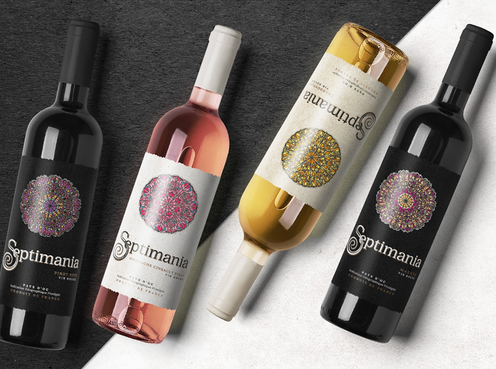 簡約與精致并存的法國葡萄酒包裝設計