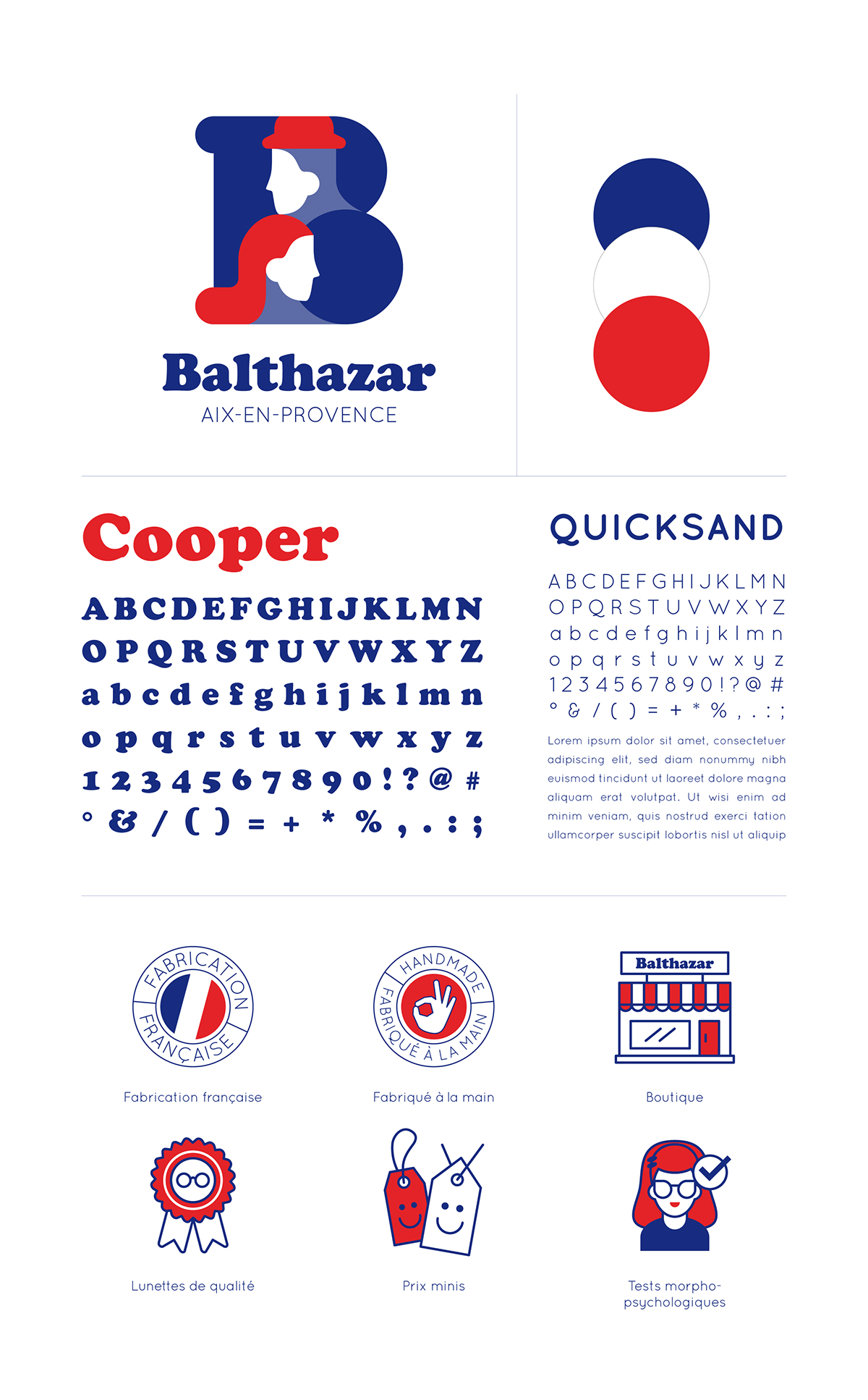 人物插畫——眼鏡品牌設計