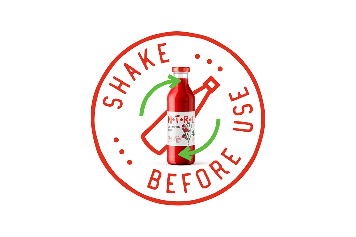 天然飲料，果汁的 品牌的包裝設計