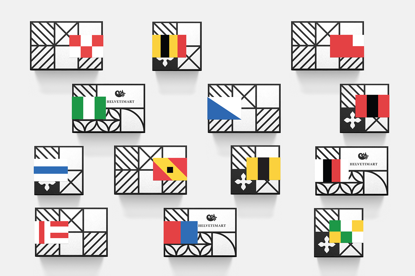 易于區(qū)分食品品類(lèi)的綜合市場(chǎng)品牌標(biāo)識(shí)包裝設(shè)計(jì)