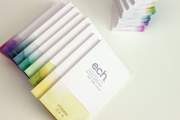 彩色之光， 生態手工巧克力食品包裝設計工程。