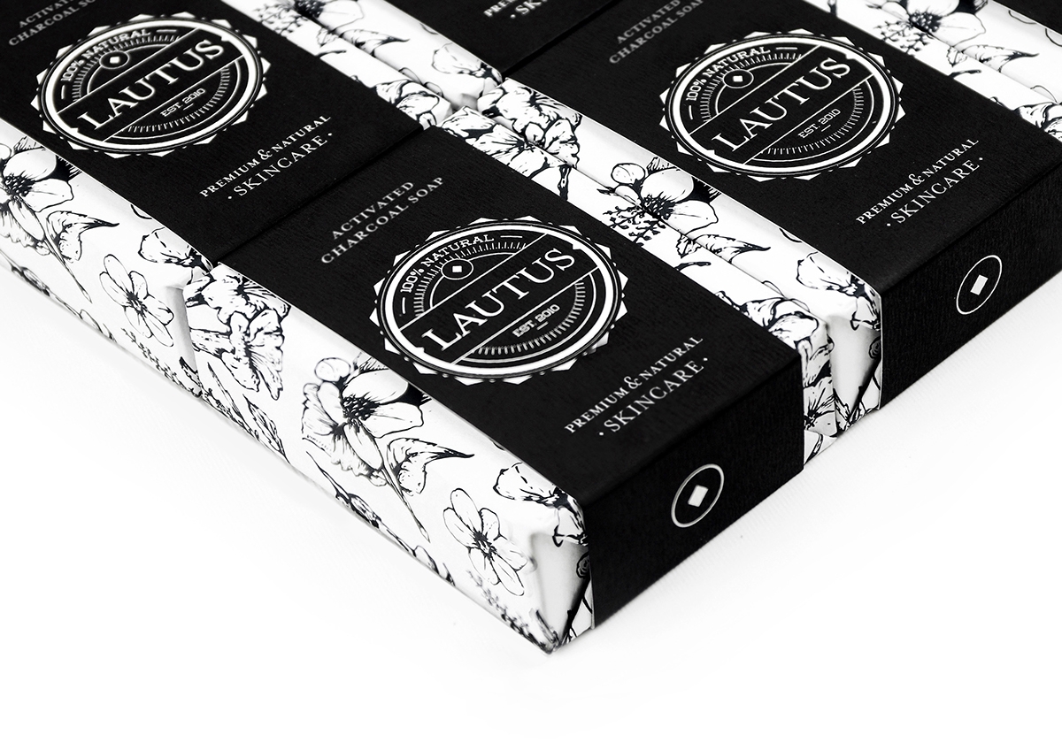 化妝品護膚產(chǎn)品包裝設計— 百分之百天然手工皂，沐浴露和洗滌液品牌包裝設計