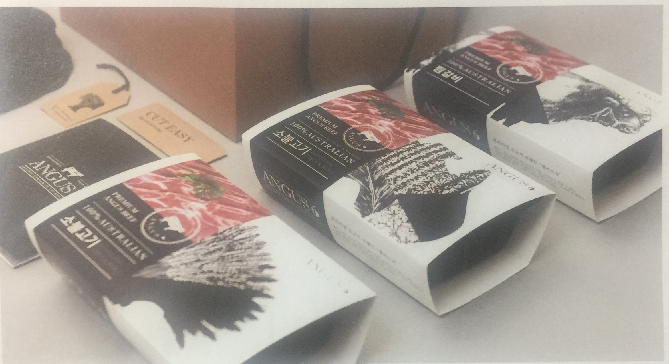 體現(xiàn)品牌高端、奢華的生鮮牛肉包裝設(shè)計