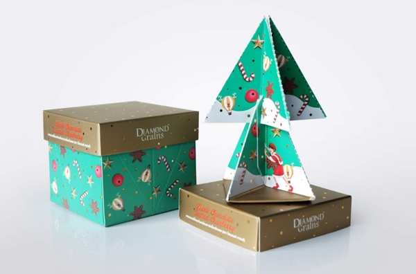 巧克力盒化身圣誕樹！包裝結構創(chuàng)意為顧客帶來的驚喜體驗