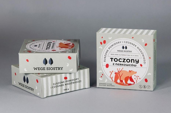 可鹽可甜，動物愛好者的心頭好｜小清新插畫素食包裝設計