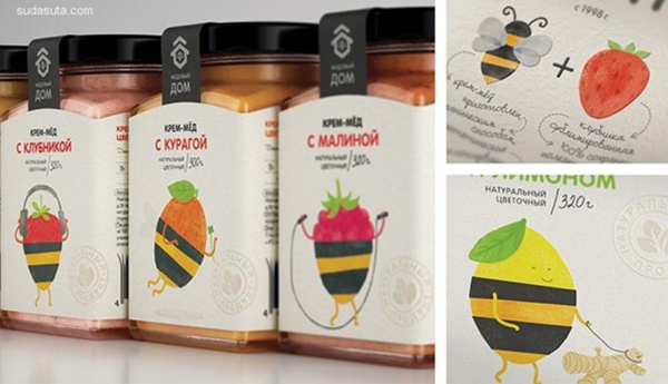可愛到飛起的小水果？俏皮蜂蜜漿果包裝設(shè)計(jì)