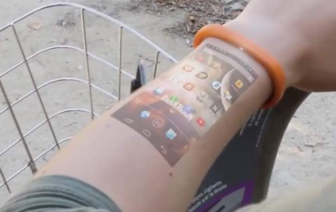 直接在手臂上玩手機？|科技產(chǎn)品設(shè)計